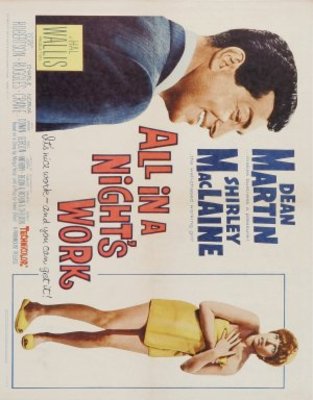 All in a Night's Work movie poster (1961) hoodie