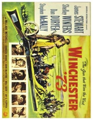Winchester '73 movie poster (1950) wooden framed poster
