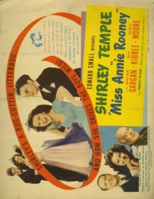 Miss Annie Rooney movie poster (1942) poster with hanger