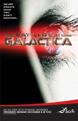 Battlestar Galactica movie poster (2003) metal framed poster