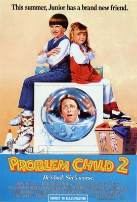 Problem Child 2 movie poster (1991) wooden framed poster