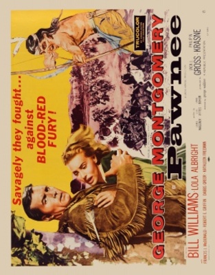 Pawnee movie poster (1957) canvas poster