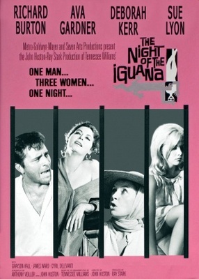 The Night of the Iguana movie poster (1964) wooden framed poster