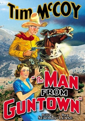 Man from Guntown movie poster (1935) metal framed poster