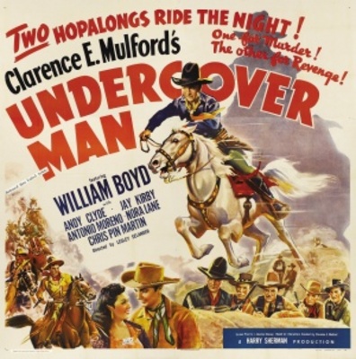 Undercover Man movie poster (1942) metal framed poster