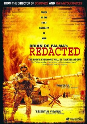 Redacted movie poster (2007) poster with hanger