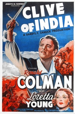 Clive of India movie poster (1935) wood print
