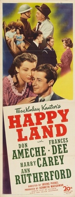Happy Land movie poster (1943) poster with hanger