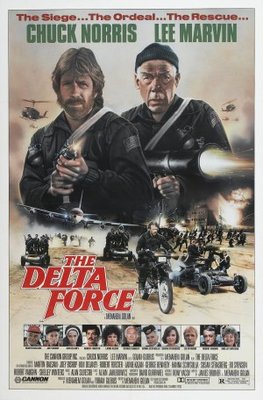 The Delta Force movie poster (1986) metal framed poster