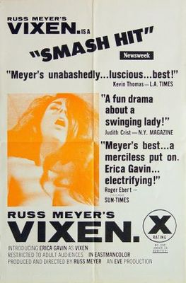 Vixen! movie poster (1968) wood print