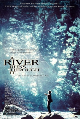 A River Runs Through It movie poster (1992) poster with hanger