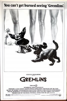 Gremlins movie poster (1984) pillow
