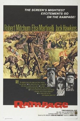 Rampage movie poster (1963) wood print