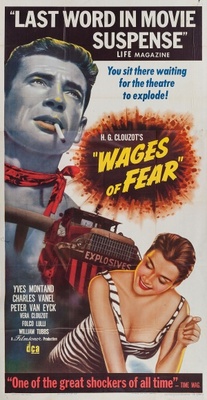 Le salaire de la peur movie poster (1953) wood print