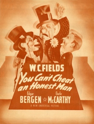 You Can't Cheat an Honest Man movie poster (1939) metal framed poster
