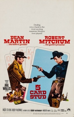 5 Card Stud movie poster (1968) mouse pad