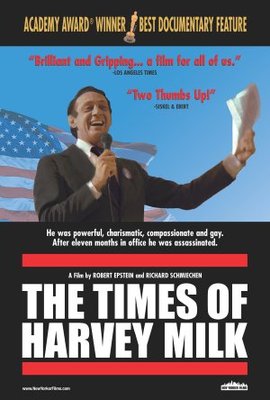 The Times of Harvey Milk movie poster (1984) pillow