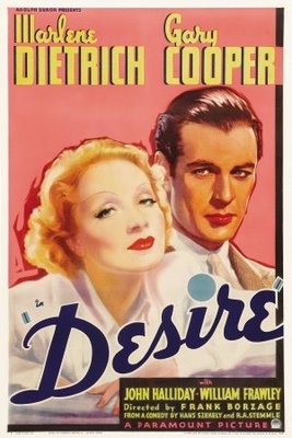Desire movie poster (1936) canvas poster