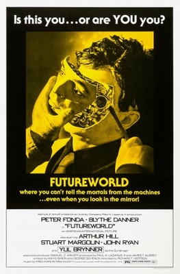 Futureworld movie poster (1976) metal framed poster