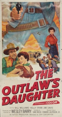 Outlaw's Daughter movie poster (1954) metal framed poster