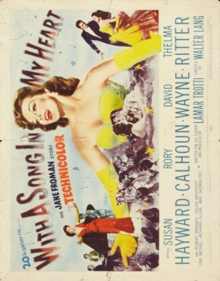 With a Song in My Heart movie poster (1952) canvas poster