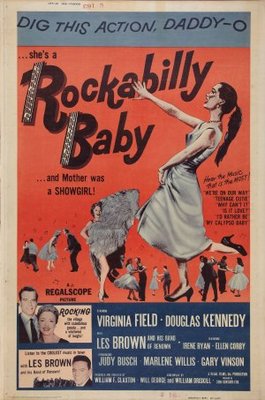 Rockabilly Baby movie poster (1957) metal framed poster