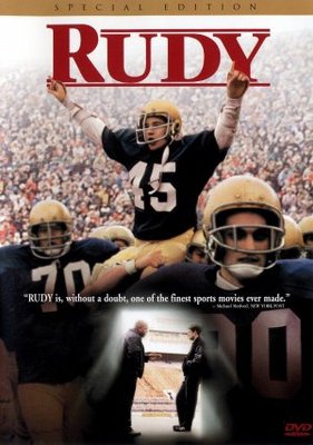 Rudy movie poster (1993) wood print