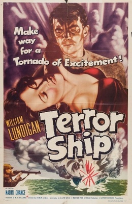 Dangerous Voyage movie poster (1954) metal framed poster