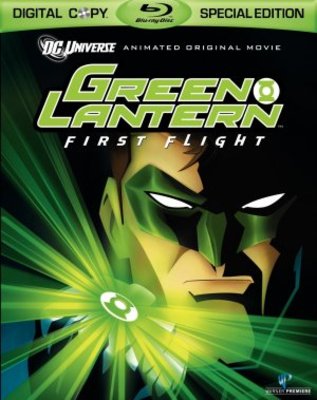 Green Lantern: First Flight movie poster (2009) poster with hanger