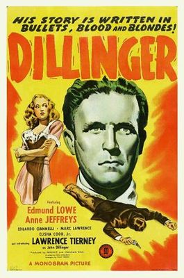 Dillinger movie poster (1945) metal framed poster