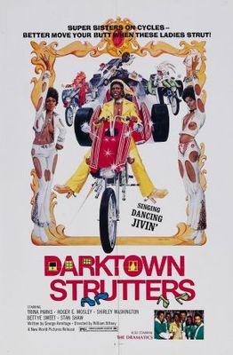 Darktown Strutters movie poster (1975) metal framed poster
