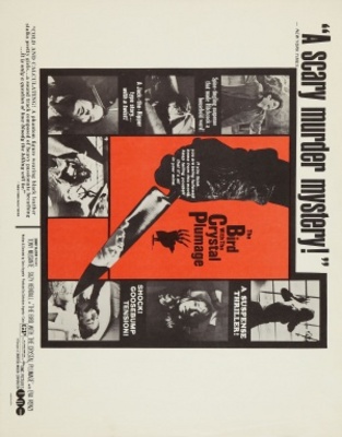 Uccello dalle piume di cristallo, L' movie poster (1970) canvas poster