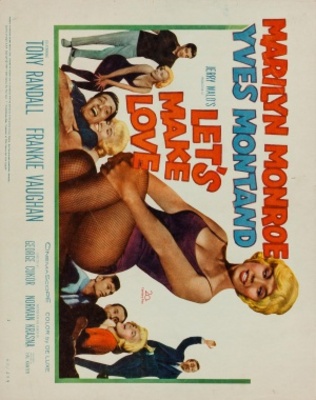 Let's Make Love movie poster (1960) metal framed poster