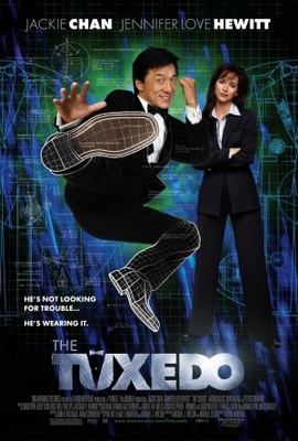The Tuxedo movie poster (2002) wooden framed poster
