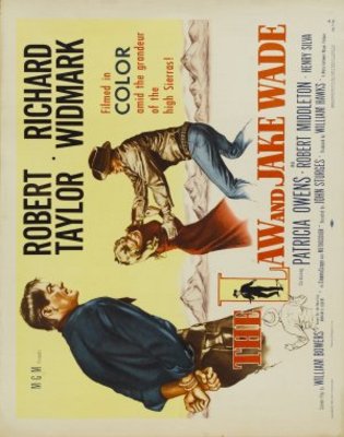 The Law and Jake Wade movie poster (1958) pillow