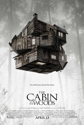 The Cabin in the Woods movie poster (2010) tote bag