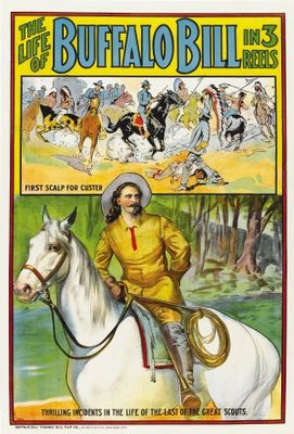 The Life of Buffalo Bill movie poster (1912) Stickers MOV_a1edfff2