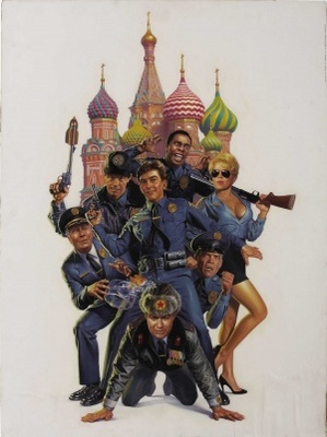 Police Academy: Mission to Moscow movie poster (1994) wooden framed poster