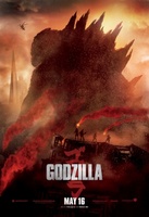 Godzilla movie poster (2014) Mouse Pad MOV_a240c964