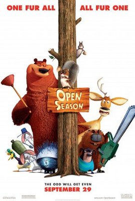 Open Season movie poster (2006) wood print
