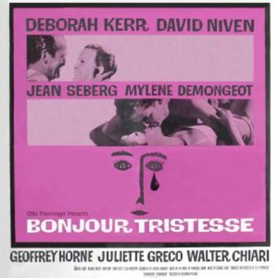 Bonjour tristesse movie poster (1958) metal framed poster