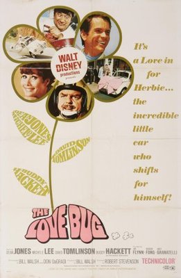 The Love Bug movie poster (1968) canvas poster