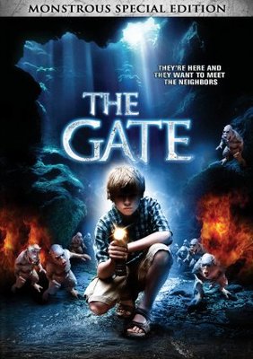 The Gate movie poster (1987) canvas poster