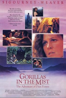 Gorillas in the Mist: The Story of Dian Fossey movie poster (1988) poster with hanger