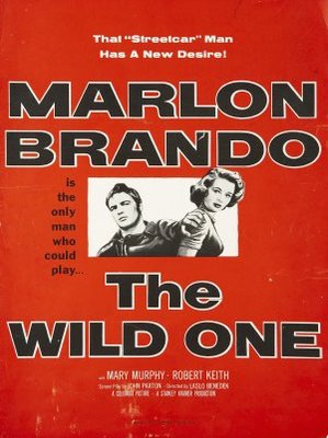 The Wild One movie poster (1953) canvas poster