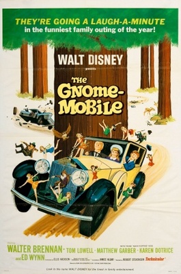 The Gnome-Mobile movie poster (1967) metal framed poster