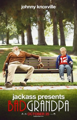 Jackass Presents: Bad Grandpa movie poster (2013) canvas poster