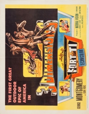 Fort Ti movie poster (1953) canvas poster