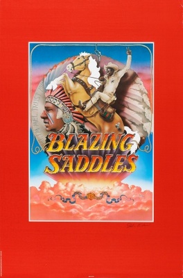 Blazing Saddles movie poster (1974) metal framed poster