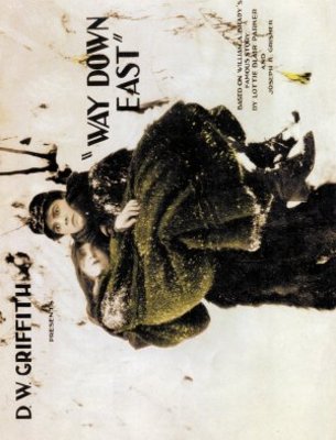 Way Down East movie poster (1920) poster with hanger